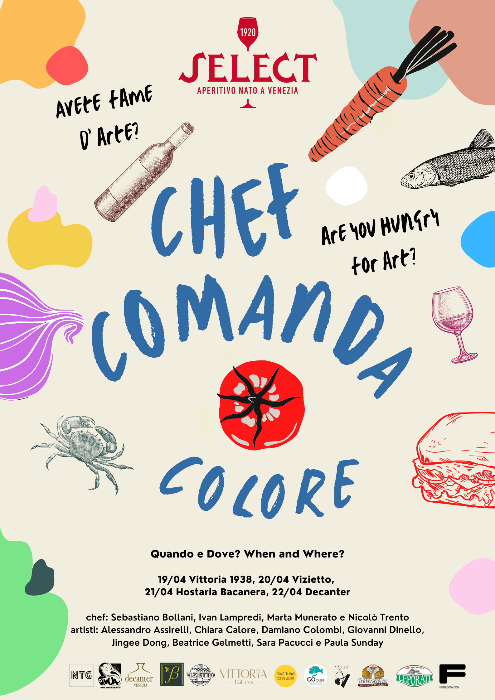 Chef comanda colore